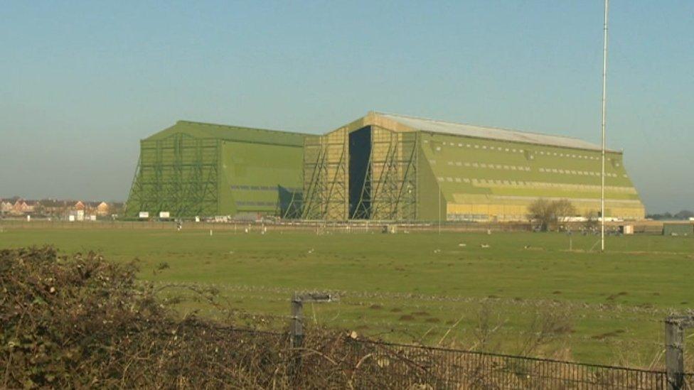 Sheds 1 and 2 at Cardington