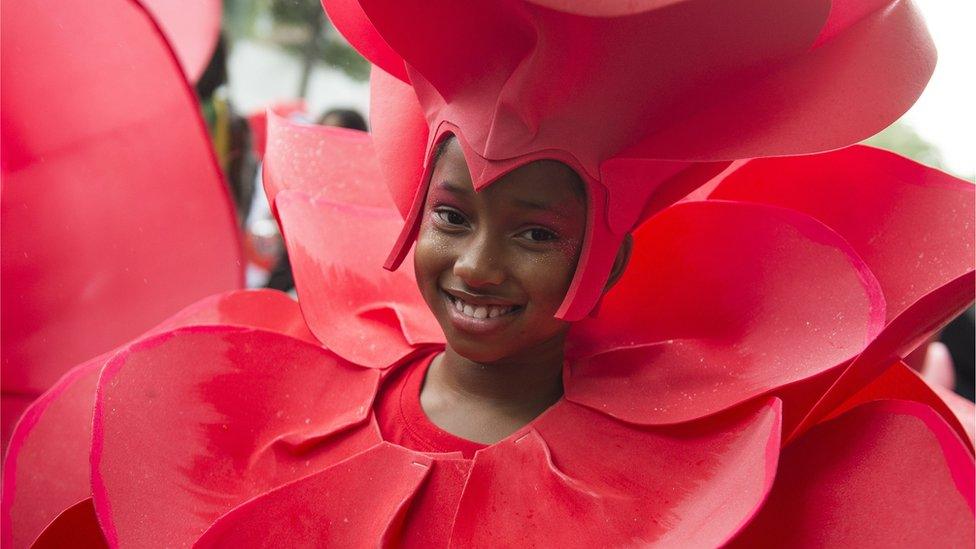 children's day parade at Notting Hill Carnival