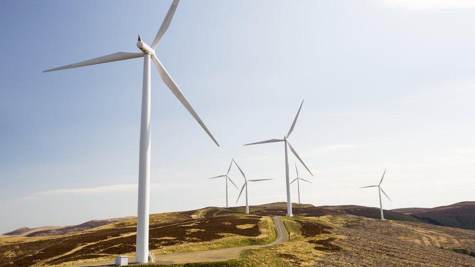 Wind turbines (stock image)