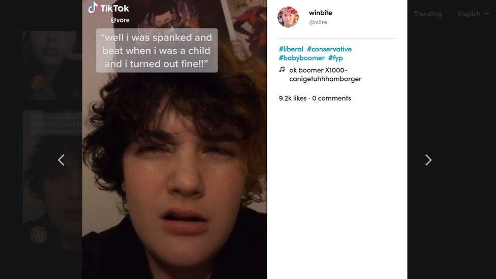 Tiktok post