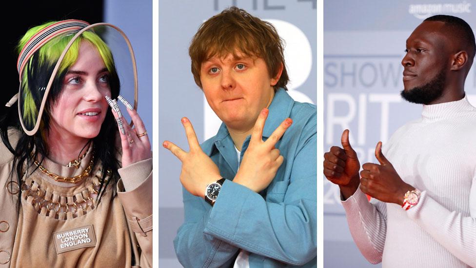 Billie Eilish, Lewis Capaldi, Stormzy