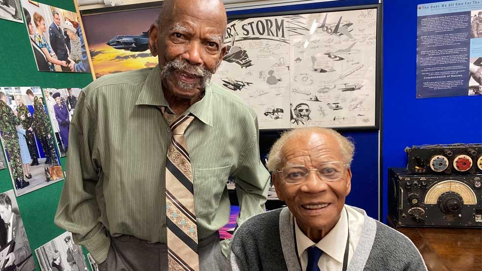 Ralph Ottey, 98, and Alford Gardner, 96