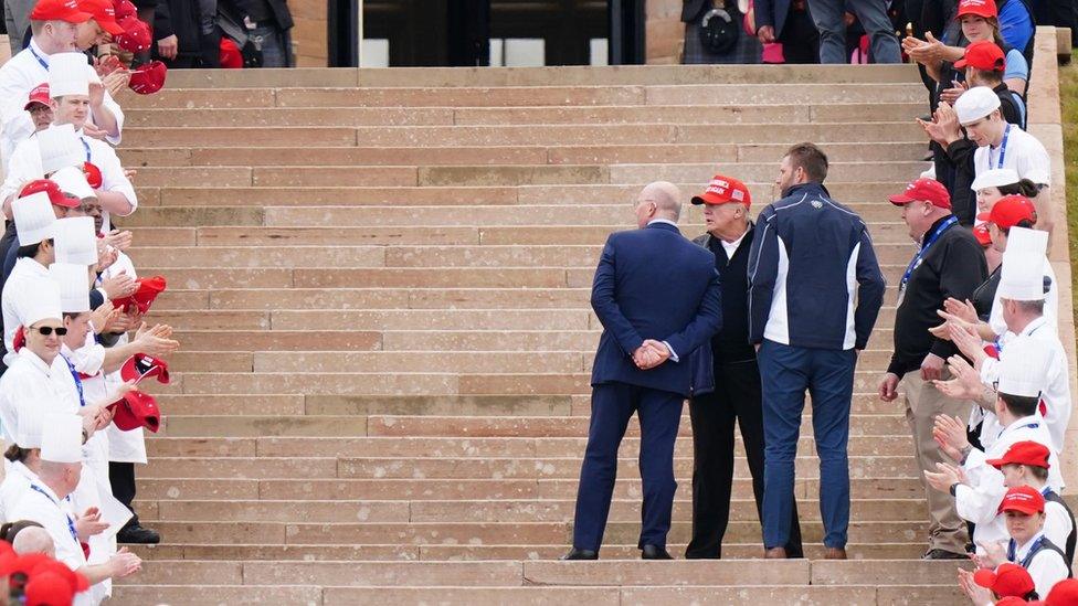 donald trump at turnberry