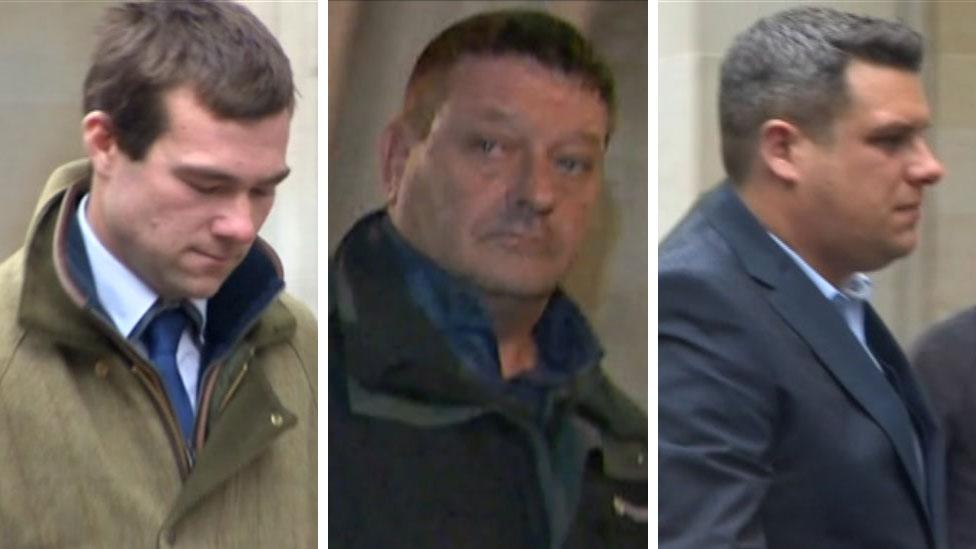 Phillip Potter, Peter Wood and Matthew Gordon