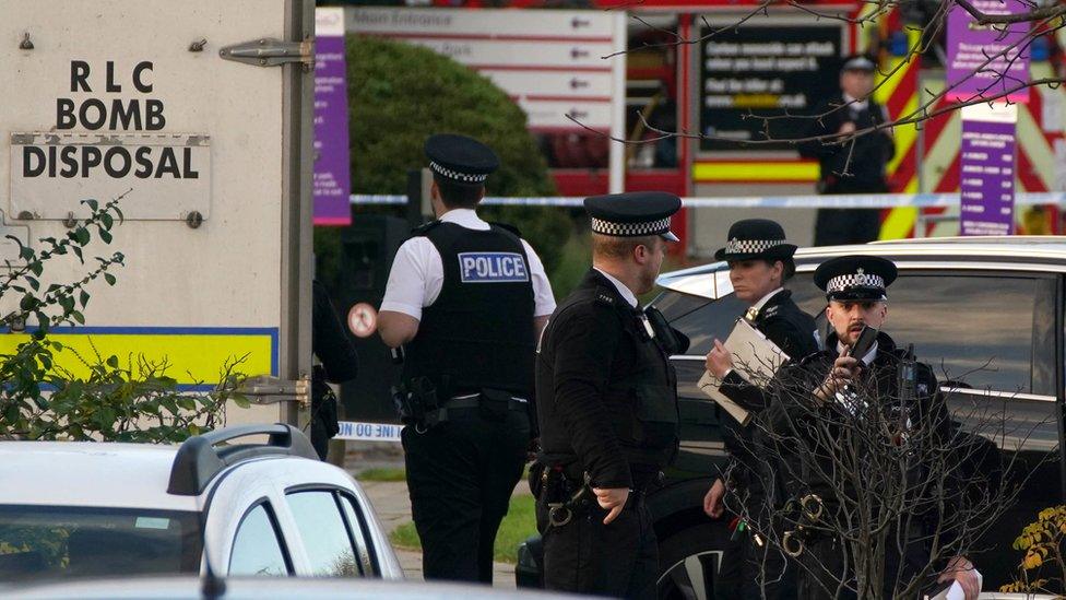 Police outside Liverpool Women"s Hospital