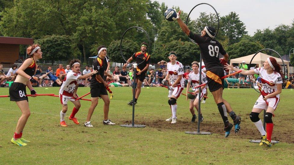 Catalonia vs Austria at the Quidditch World Cup