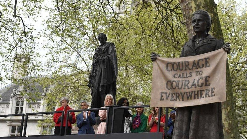 Millicent Fawcett statue