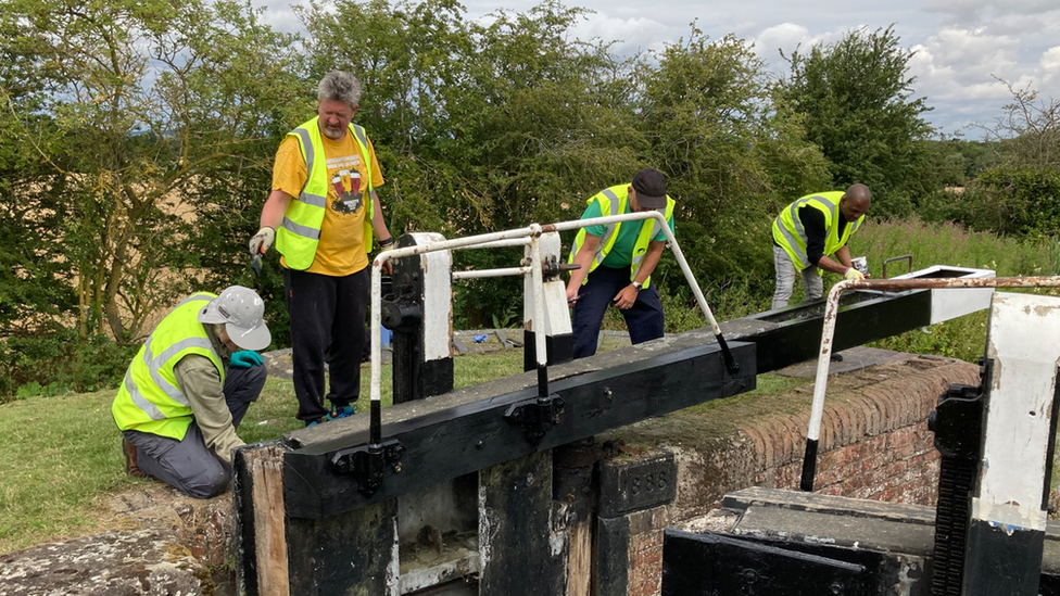 Volunteers with the IWA