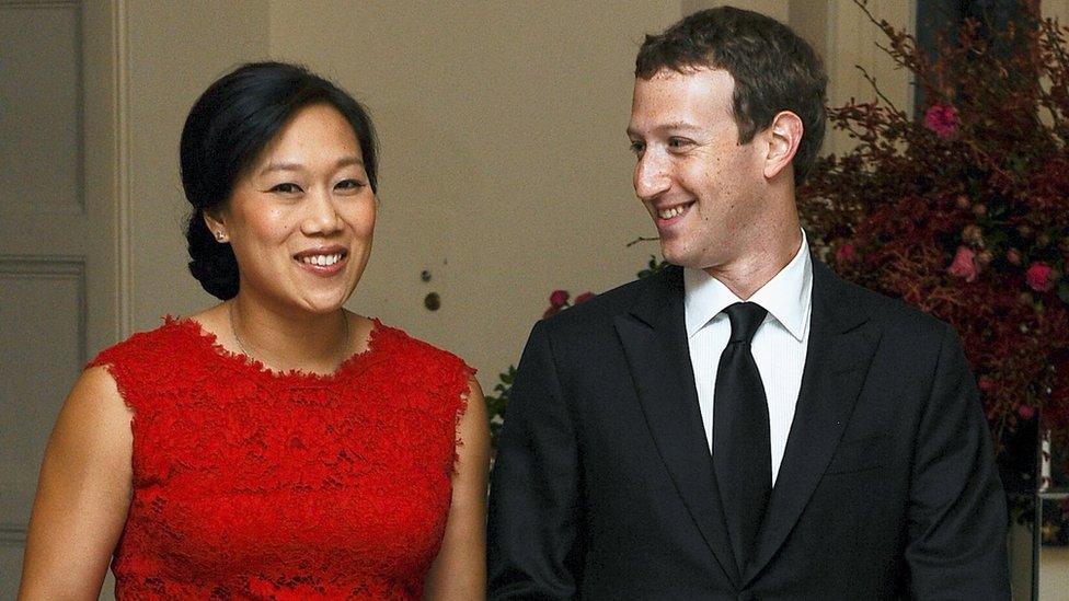 Priscilla Chan and Mark Zuckerberg