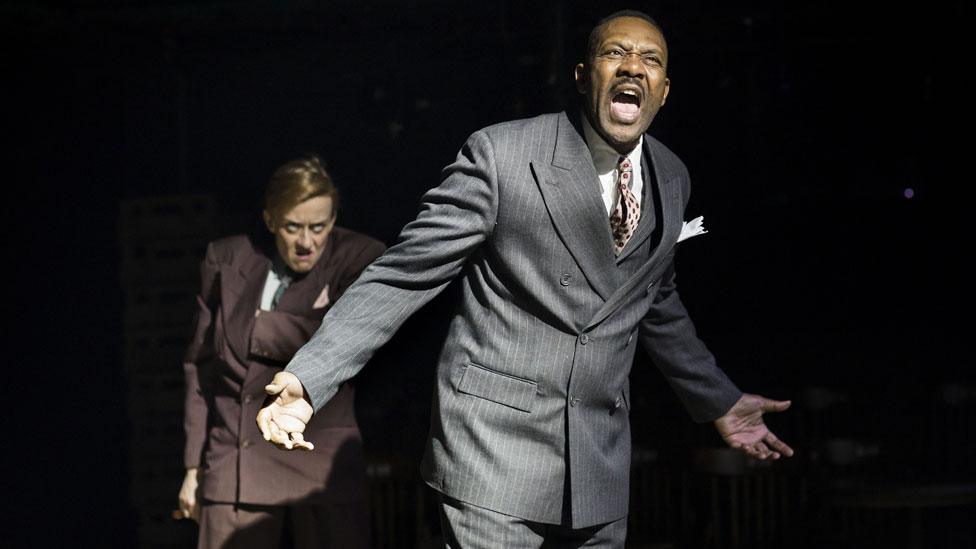 Sir Lenny Henry with Lucy Ellinson in The Resistible Rise of Arturo Ui