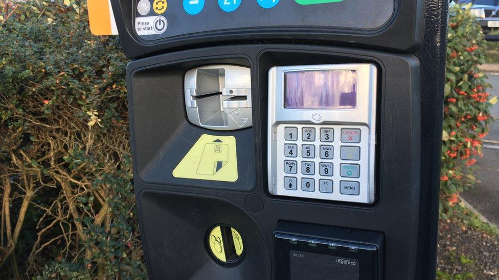 Parking machine