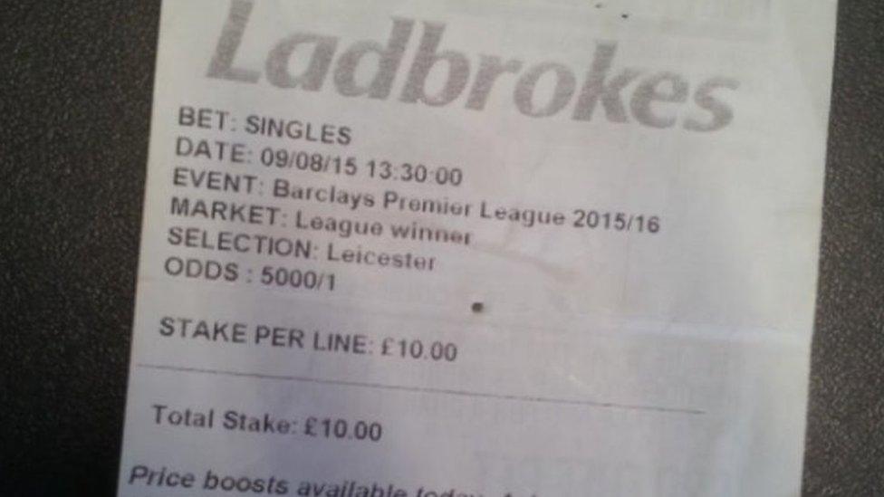 Betting slip