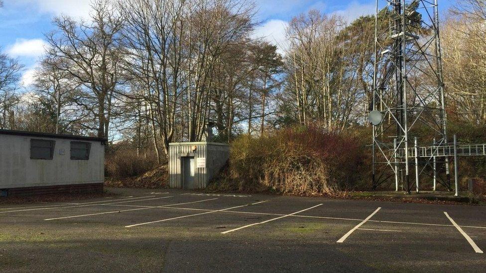 Above ground at Inverness' bunker