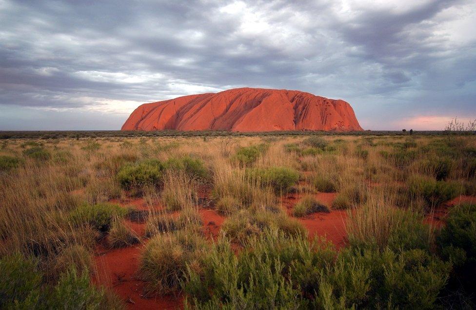 Uluru, formerly known as Ayers Rock, in Australia's Northern Territory