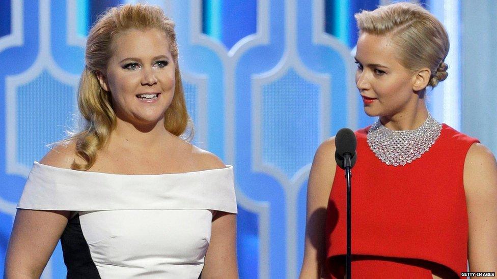 Amy Schumer and Jennifer Lawrence