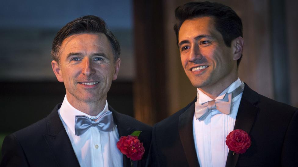 Pete and David's wedding, 2014