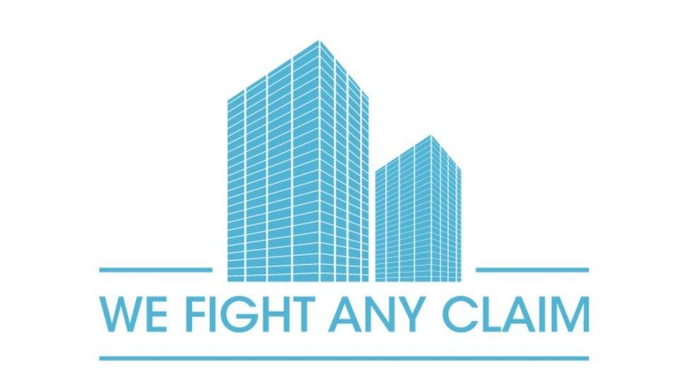 Logo We Fight Any Claim