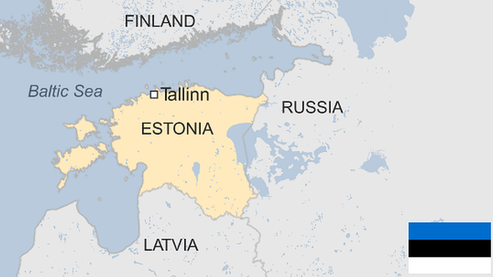 map of Estonia