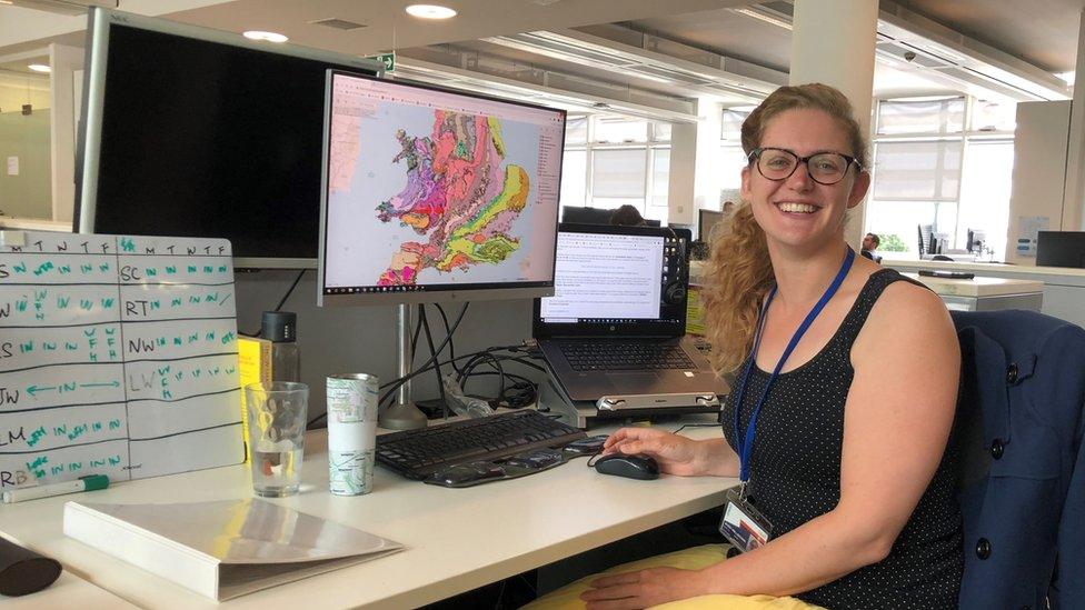 Jenny Willbourn at her desk