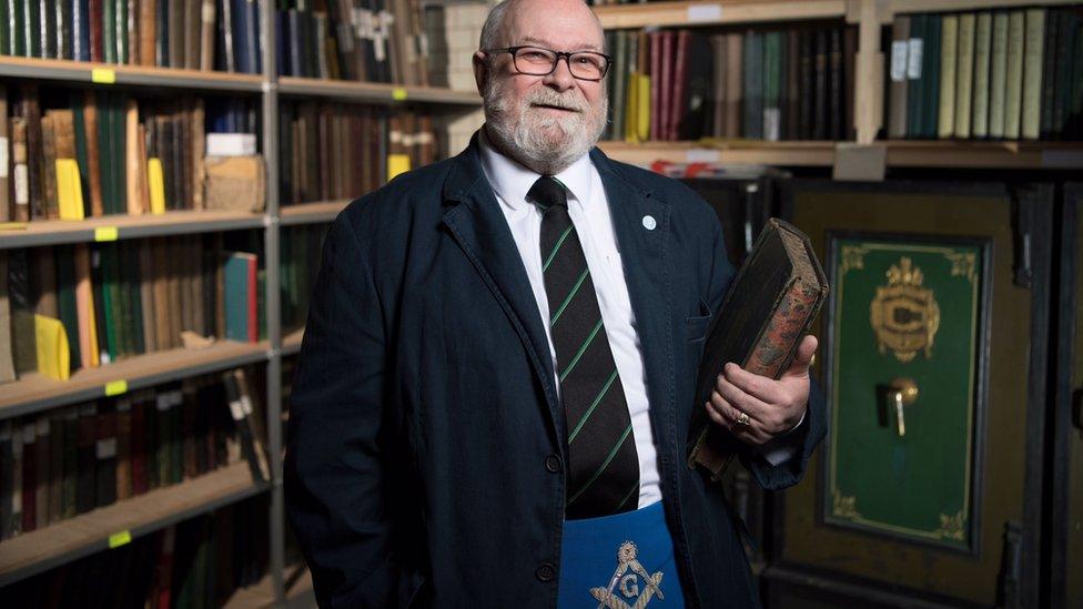 Bob Cooper, Curator, Grand Lodge of Scotland