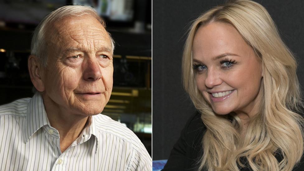 John Humphrys and Emma Bunton