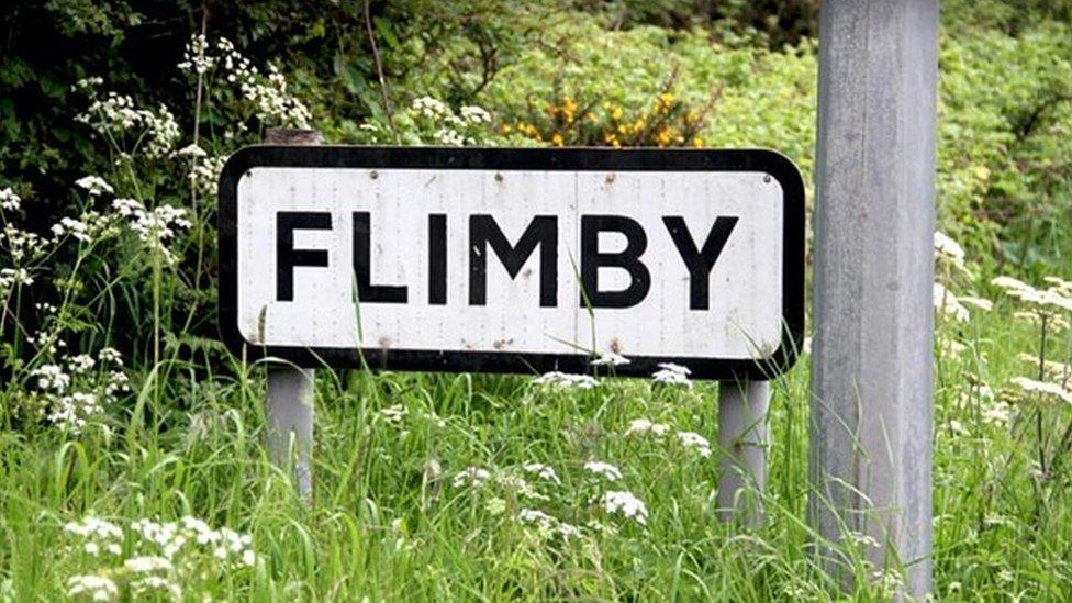 A Flimby road sign