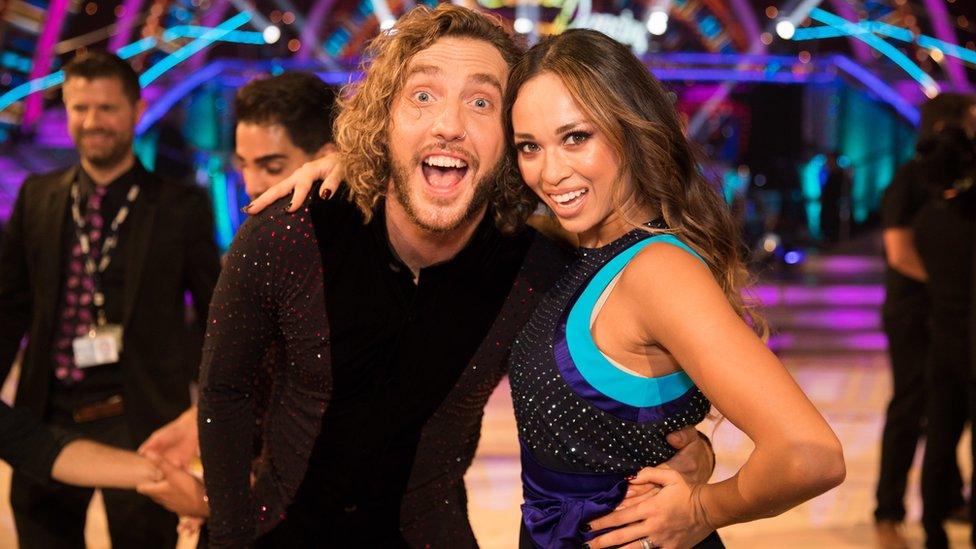 Seann Walsh and Katya Jones