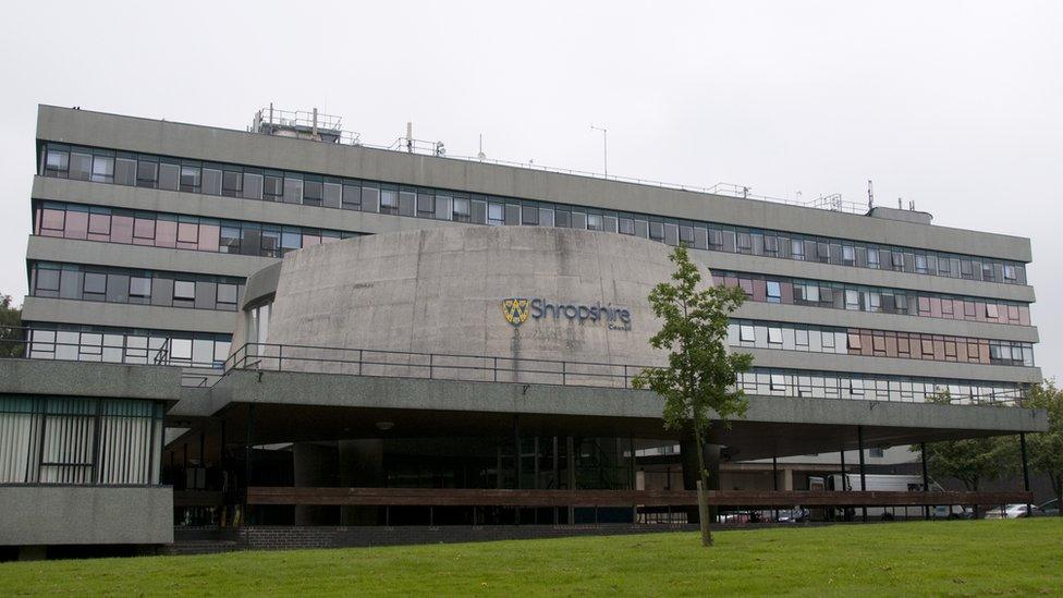 Shropshire Council's main building