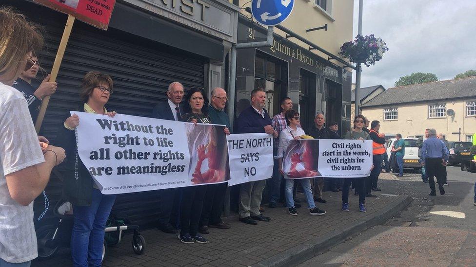 Anti-abortion protesters