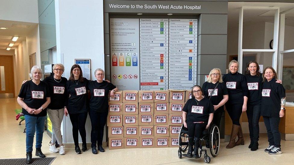 South west acute hospital SOAS group with signatures