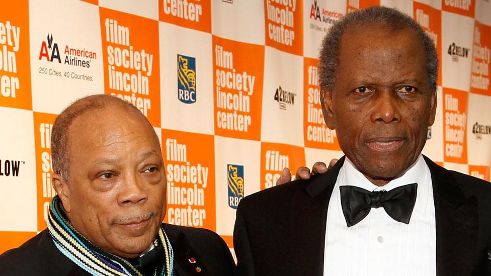 Quincy Jones and Sidney Poitier in 2011