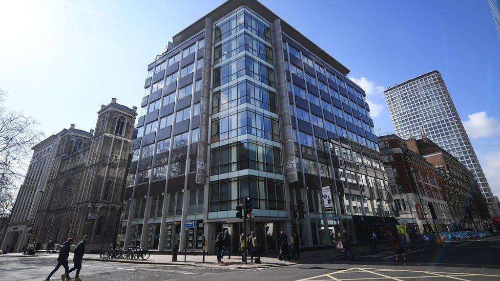 Building housing Cambridge Analytica offices in central London