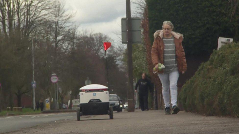 Co-op delivery robots