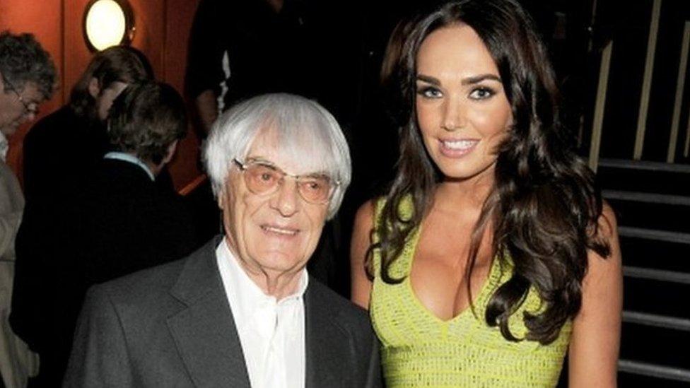 Tamara Ecclestone and Bernie Ecclestone