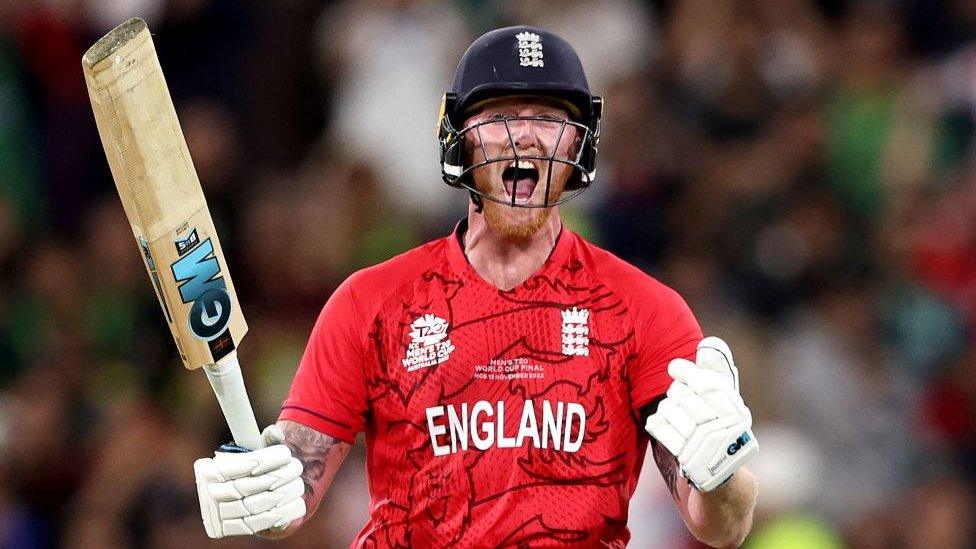 Ben Stokes celebrating