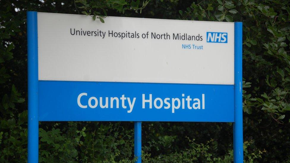 County Hospital sign