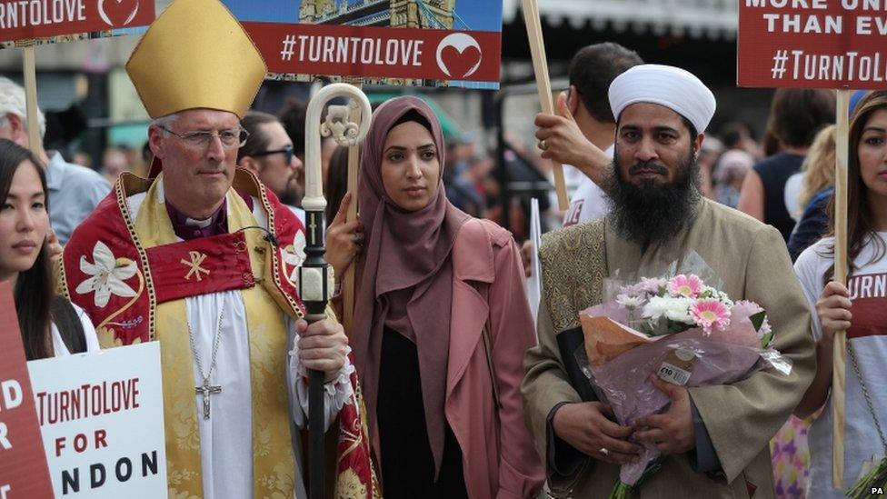 Bishop of Southwark at commemoration