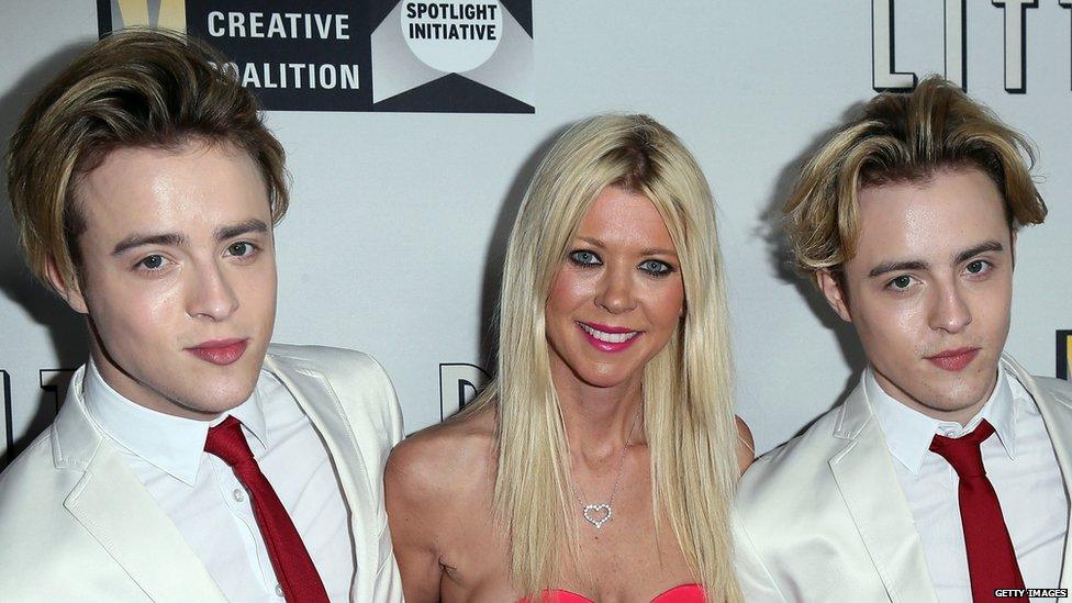 Tara Reid and Jedward