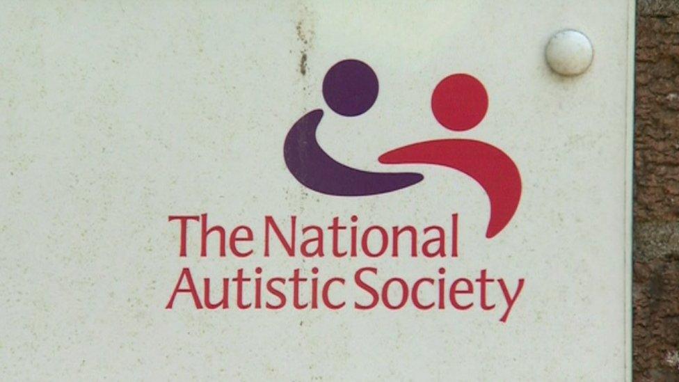 The National Autistic Society sign