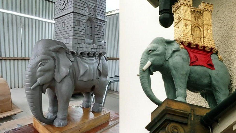 Elephant statue