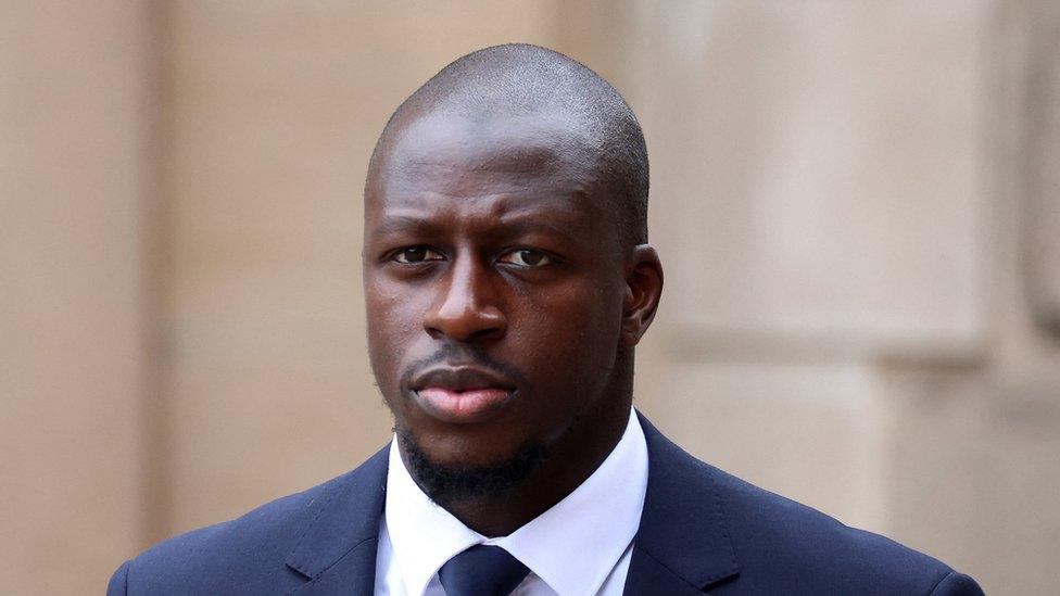 Manchester City footballer Benjamin Mendy