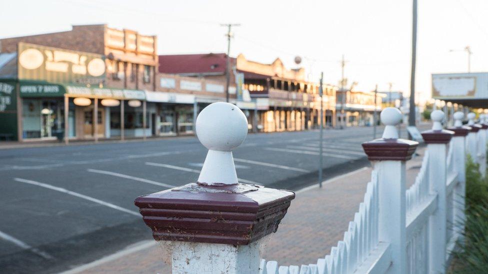 A street in Charleville, southern Queensland