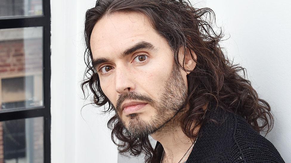 Russell Brand pictured in 2017