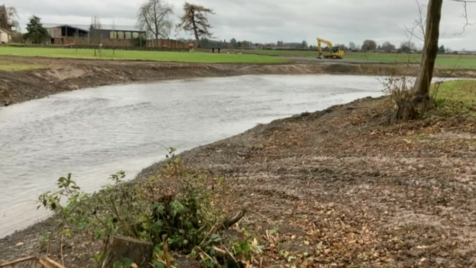 Damage to River Lugg