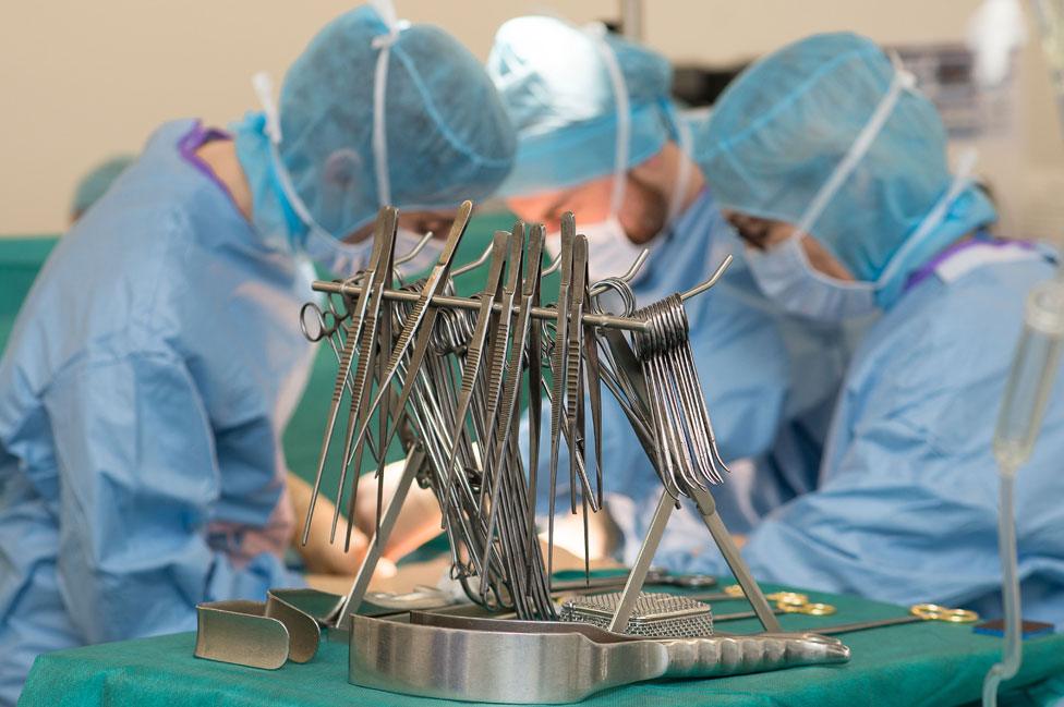 Surgery in French hospital