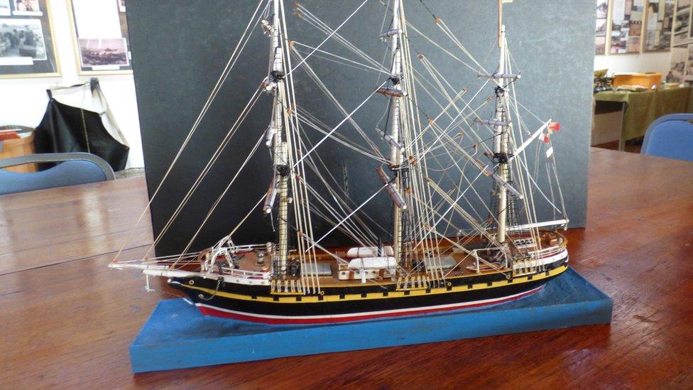 Model of the Annie Jane