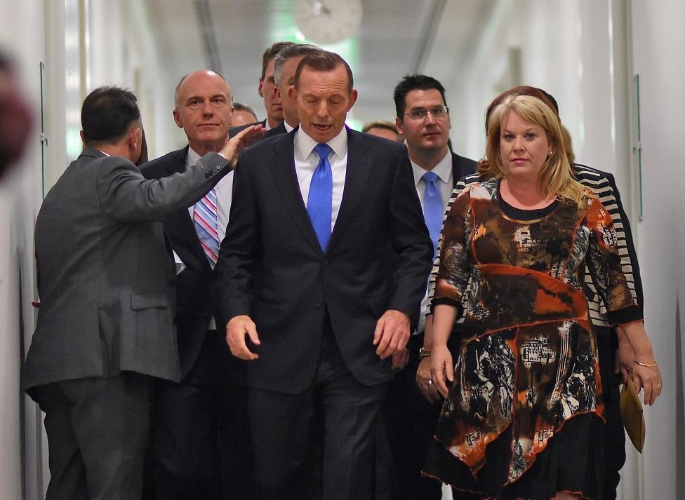 Tony Abbott leaves