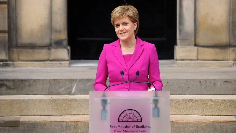 Nicola Sturgeon at Bute House