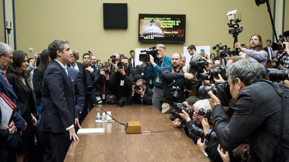 Michael Cohen at hearing