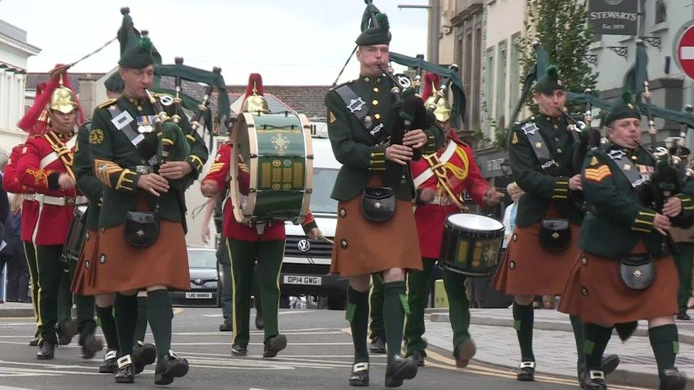 civic parade Enniskillen